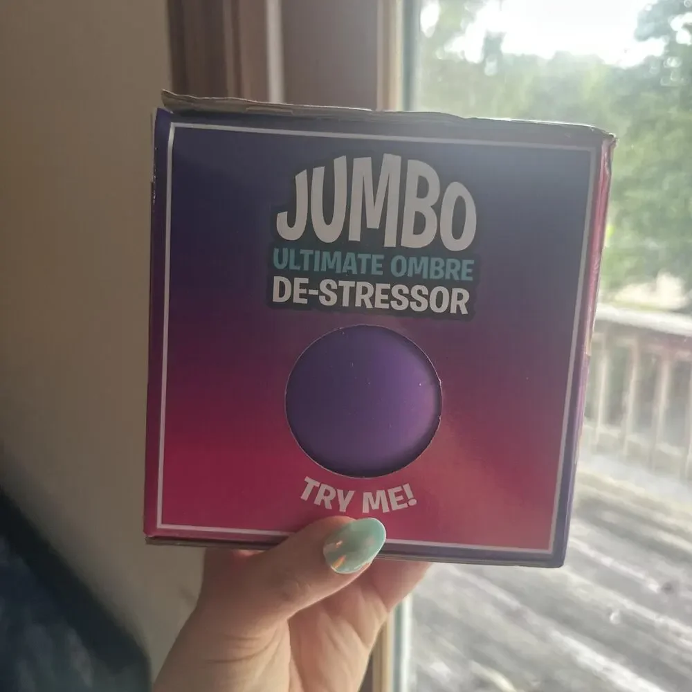 Crazy Fun Jumbo Ultimate OMBRÉ De-Stressor Stretchable Squishable Squeeze Ball